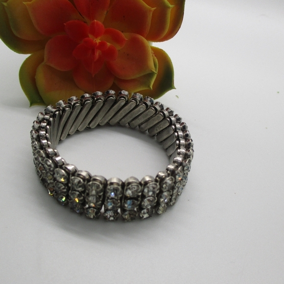 Bracelet vintage rhinestone - Picture 8 of 12